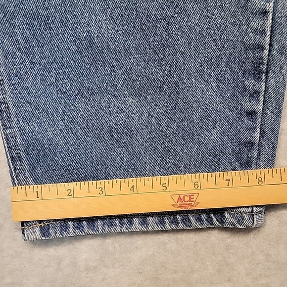 CARHARTT Mens Jeans Size 38x32 Blue Denim Relaxed Fit Workwear Outdoors Med Wash - Picture 13 of 15